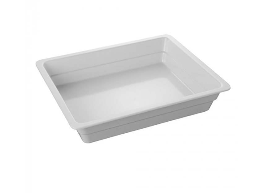 Bac gastronorm Melamin GN1/2 6,5cmh - blanc